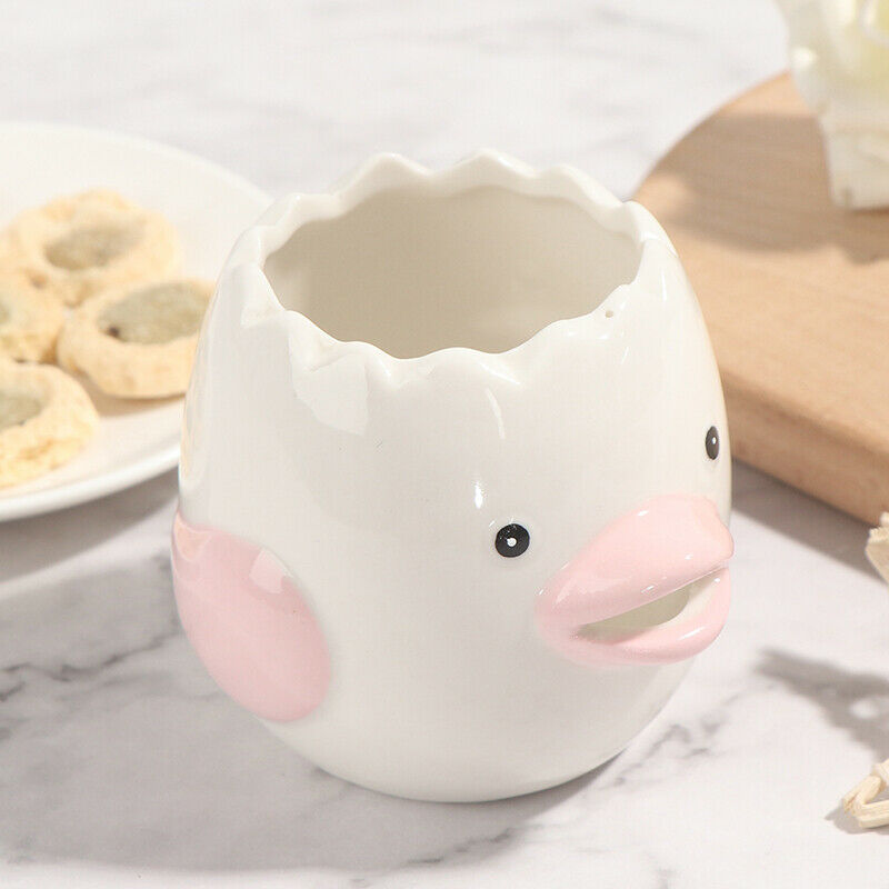 1*Creative Ceramic Egg Dividers Egg Yolk White Separator Kitchen Tool Home S Ew