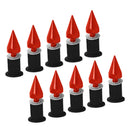 M5 Aluminium Alloy Motorcycle Windscreen Bolts Screws Nut Fasteners Kit Red