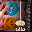 Wooden Donut Display Stand Doughnuts Dessert Holder for Wedding Party Decor