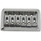 Musiclily 6 String Non-tremolo Hardtail Electric Guitar Bridge Saddle for
