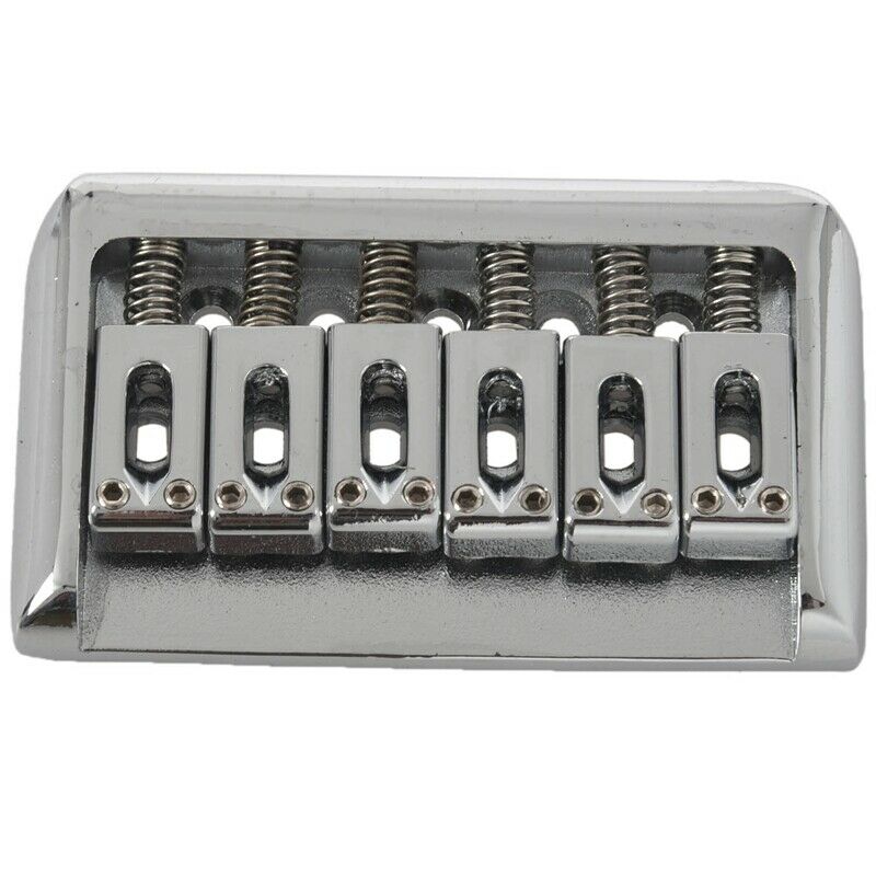 Musiclily 6 String Non-tremolo Hardtail Electric Guitar Bridge Saddle for