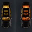 Waterproof Dynamic With APP And Remote Car Atmosphere Lamp Romantic  RGB