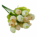 Silk cloth artificial flower 15 heads Mini Rose Home Decor for wedding smal