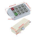 Digital Electronic Keypad Supermarket Cabinets Door Code Number Password Lock