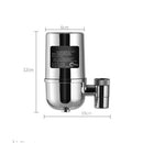 High Flow Faucet Water Filter Mini Ceramic Percolator Reduce Odor Home Kitchen