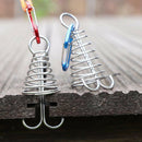 Adjustable Octopus Tent Pegs Stakes Deck Anchor w/ Carabiner Cord Adjuster