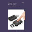 USB Bluetooth Dongle Adapter 5.0 Wireless 3.5mm AUX Music Audio Transmitter A