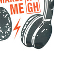 music headset iron on patches heat transfer pyrography for diy clothing decor BX
