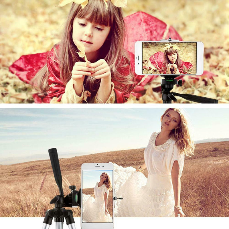 Smartphone Digital Camera Flexible Tripod Self Timer Monipod w/Phone Stand