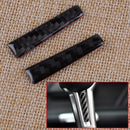 2Pcs Carbon Fiber Gear Shift Handle Decor Trim Cover Fit for Ford Mustang 15-19