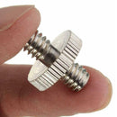 1/4" Male to 1/4" Male Threaded Camera Screw Adapter Holder NEU For Tripod G1B9