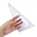 4 Pcs Sewing Ruler Set Metric Ruler Set French Curve Pattern Grading RulerB Ew