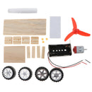 Kids Physics Science Educational Experiment Kit - DIY Assembly Wind Powered Car