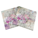 design tower paper napkins rose festive party tissue floral decoration 20pcs  Z