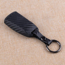 Carbon Fiber Look Silicone Smart Car Key Case Cover Fit For Audi A4 A5 S4 Q5 TT