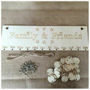 Family&Friends Hanging Calendar Wooden Board Birthday Reminder Plaque Home