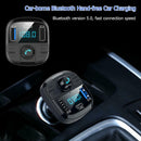 BT29 QC3.0 Bluetooth Car Kit FM Transmitter MP3 Player Type C USB Charger