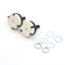 2pcs RS26 2 Pole Position 6 Selectable Band Rotary Channel Selector Switch FT