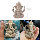 The Hue Sandstone Hand Carved Hindu Tribal God Ganesh Elephant Statue Decor