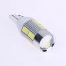 10pcs Car LED Light T10 501 6000K 10SMD 5630 Canbus Error Free Wedge Lamp Bulb