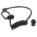 Black replacement coil acoustic air tube earplug for radio earpiece headset M&E