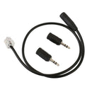 Headset Cable 3.5mm 2.5mm to RJ9 Jack Adapter Convertor PC Headset Telephone