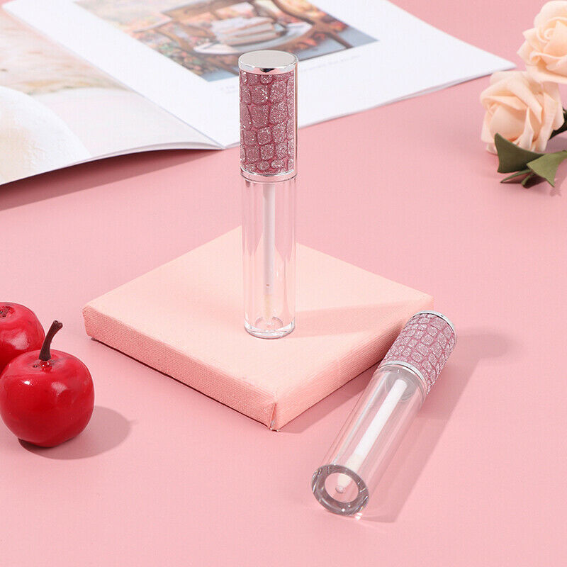 Empty Plastic Lip Gloss Tubes Container DIY Refillable Balm Bottle ReusS Ew