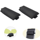 2X Folding Recliner Chairs Headrest Cushion Pillow for Outdoor Sun Lounger