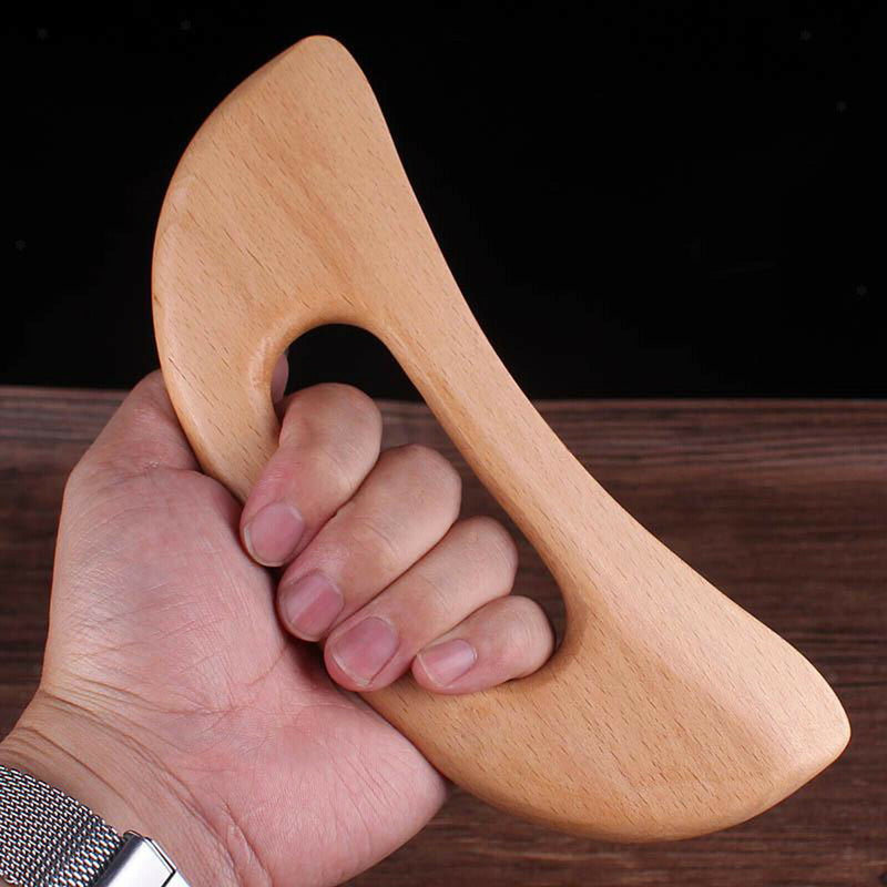 Professional Wooden Wood  Beech Gua sha Massage Tool Guasha Stick for Release