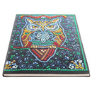 DIY Owl Special Shaped Diamond Painting 50 Page A5 Sketchbook Painting Book