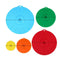 5pcs Silicone Suction Lids Food Cover for Pots Frying Pans Bowls Cups U FBD