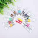 12 Color Gouache Paint Tubes Set 6ml Draw Painting New Pigment Painting B8U7