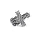 1/4-20" To 3/8" Double Male Screw Adapter For Tripod Camera Flash Bracket Stand