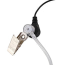 5X(2 Pin PTT MIC Headset Covert Acoustic Tube In-ear Earpiece For Kenwood  E9K7)