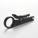 Wire Stripper Crimper Pliers Crimping Tool Cable Stripping Cutter (Yellow) A