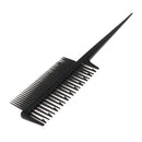 2Pcs 2-Way Dye Coloring Highlighting Weaver Comb for Highlights Black 8.7''