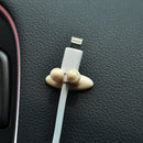 8pcs Adhesive Car Charger Line Holder USB Cable Car Clip Interior Accessori