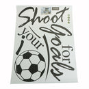 Shoot For Your Goals Soccer Wall Stickers Decals Chilren Room Decoration Gw