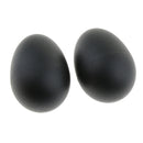 2x Black Egg Shakers Hand Percussion for Kids Baby Toddler Musical Toys