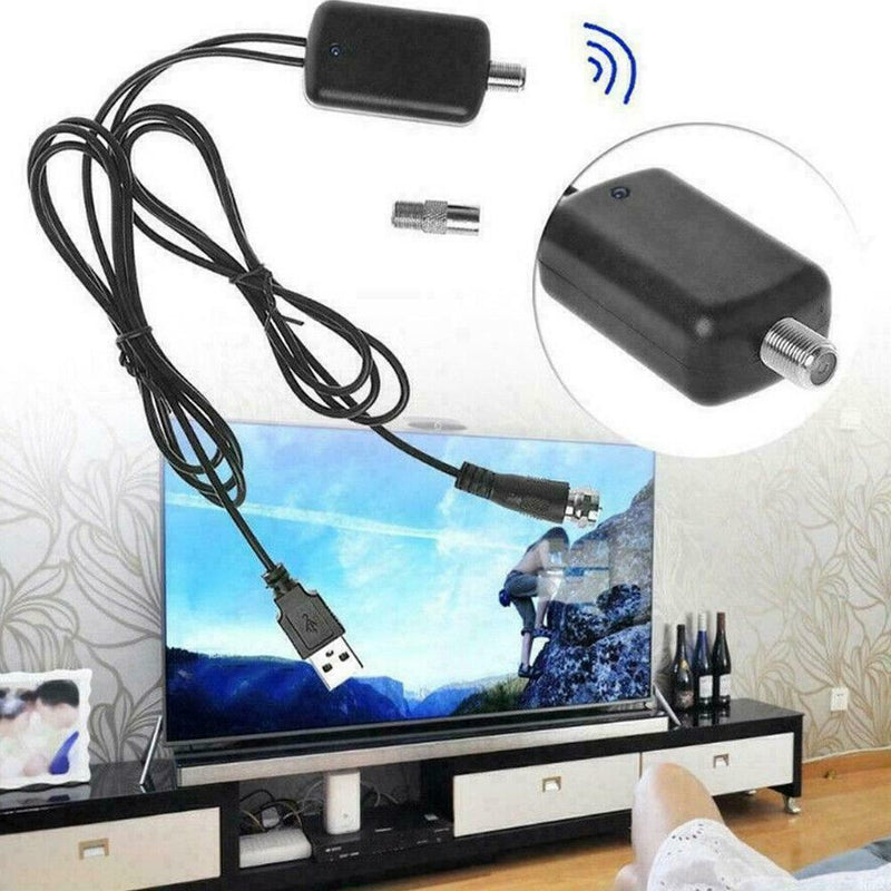 ForCable TV Booster HD Antenna Fox Digital 25db TV Amplifier Channel HD Sig A7B6