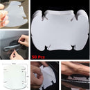 Useful 4pcs Invisible Clear Car Door Handle Guard Film Paint Scratch Protector