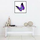 Round Diamond Painting Diy Diamond Embroidery Purple Butterfly Cross Stitch