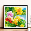 Flower 5D Diamond Painting Full Round Drill DIY Rhinestone Picture (LG545)
