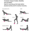 30cm Trigger Point Foam Roller Muscle Tissue Massage Yoga Fitness Pilates E0F3