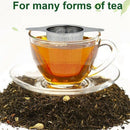 Tea Infuser, of 2 Long-Handled Stainless Steel Tea Filter with Lid and DoublI6U1