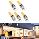 5 Pcs G4 3W Dimmable COB LED Light Bulb AC/DC 12V Crystal Silicone Lamp 38MM
