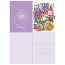 DIY Diamond Painting Greeting Cards Flowers Birthday Festival Blessing Gift