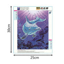 Free Dolphin 5D Diamond Painting Embroidery DIY Cross Stitch Home Decor