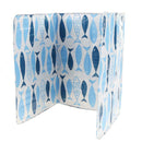 Fish Aluminium Foil Gas Stove Oil Splatter Screen Splash Proof Baffle Plate