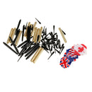 14 Grams Soft Tip Dart Set with 4 Styles Dart Flights and Extra 36 Plastic Soft